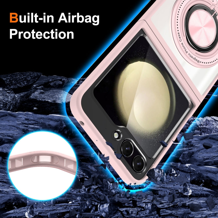 For Samsung Galaxy Z Flip6 / Flip7 FE Magnetic Rotating Ring Holder Phone Case