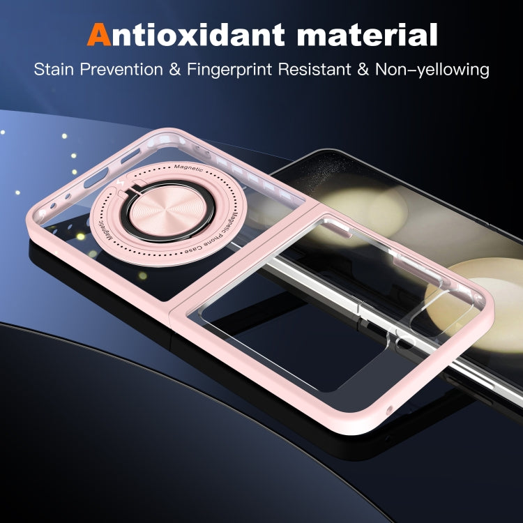 For Samsung Galaxy Z Flip6 / Flip7 FE Magnetic Rotating Ring Holder Phone Case