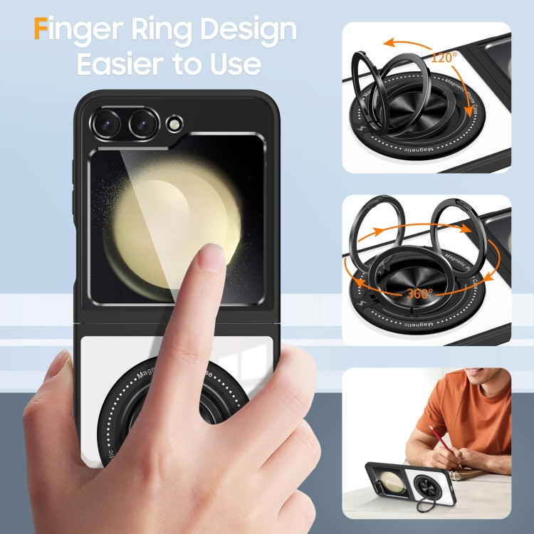 For Samsung Galaxy Z Flip6 / Flip7 FE Magnetic Rotating Ring Holder Phone Case