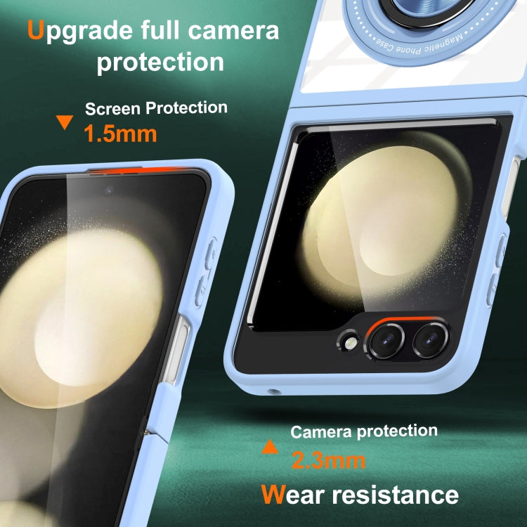 For Samsung Galaxy Z Flip6 / Flip7 FE Magnetic Rotating Ring Holder Phone Case