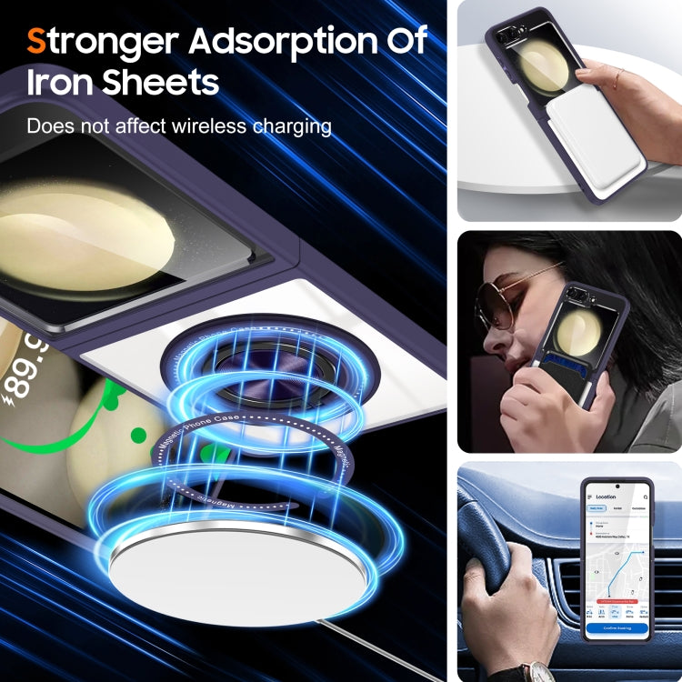 For Samsung Galaxy Z Flip6 / Flip7 FE Magnetic Rotating Ring Holder Phone Case