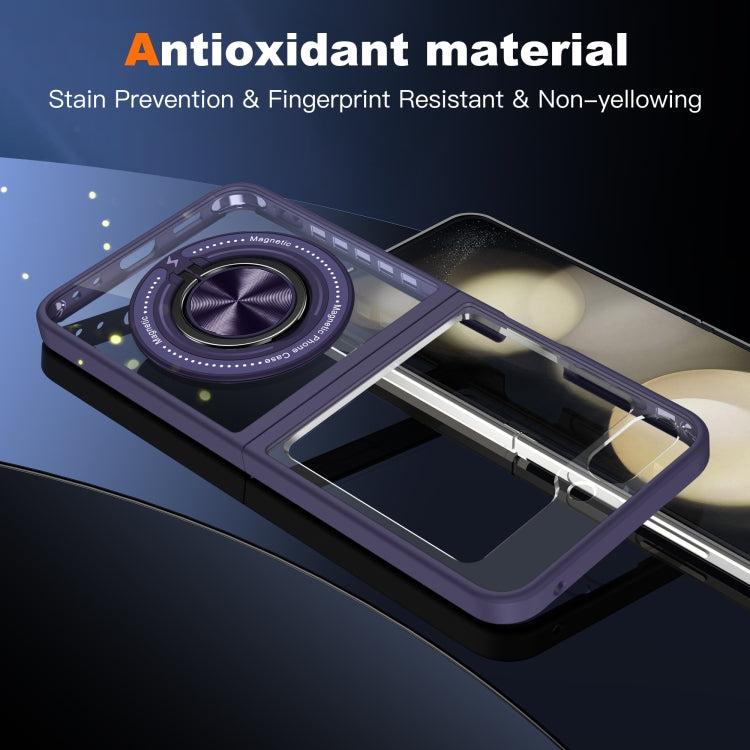 For Samsung Galaxy Z Flip6 / Flip7 FE Magnetic Rotating Ring Holder Phone Case
