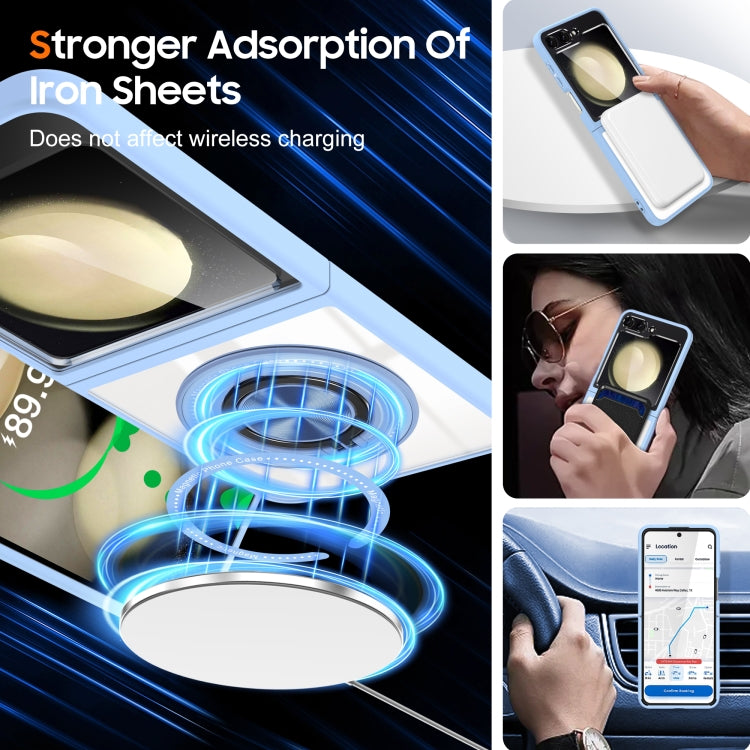 For Samsung Galaxy Z Flip5 Magnetic Rotating Ring Holder Phone Case