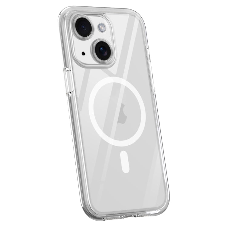 For iPhone 15 Plus Vacuum Airbag Y1 Series Transparent MagSafe Magnetic Phone Case