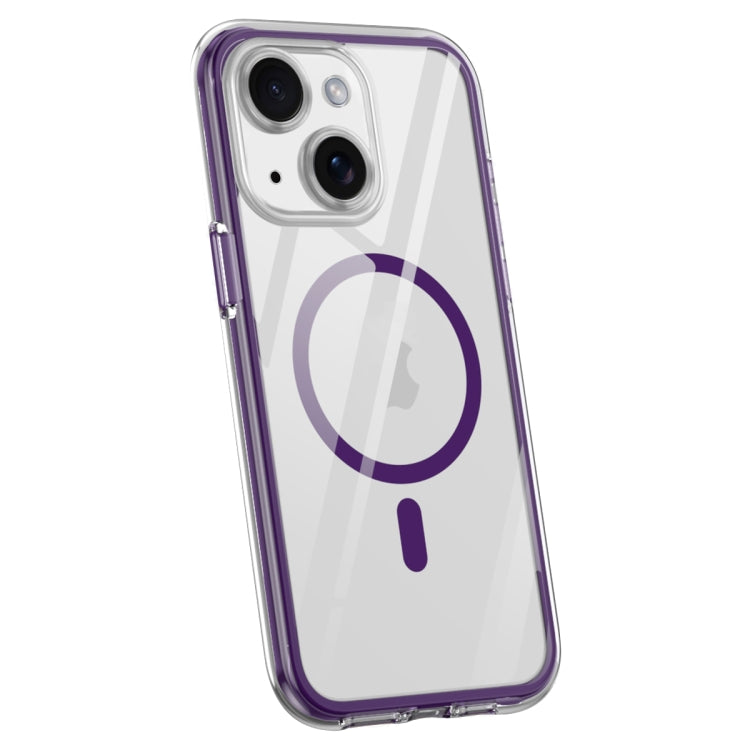 For iPhone 15 Vacuum Airbag Y1 Series Transparent MagSafe Magnetic Phone Case