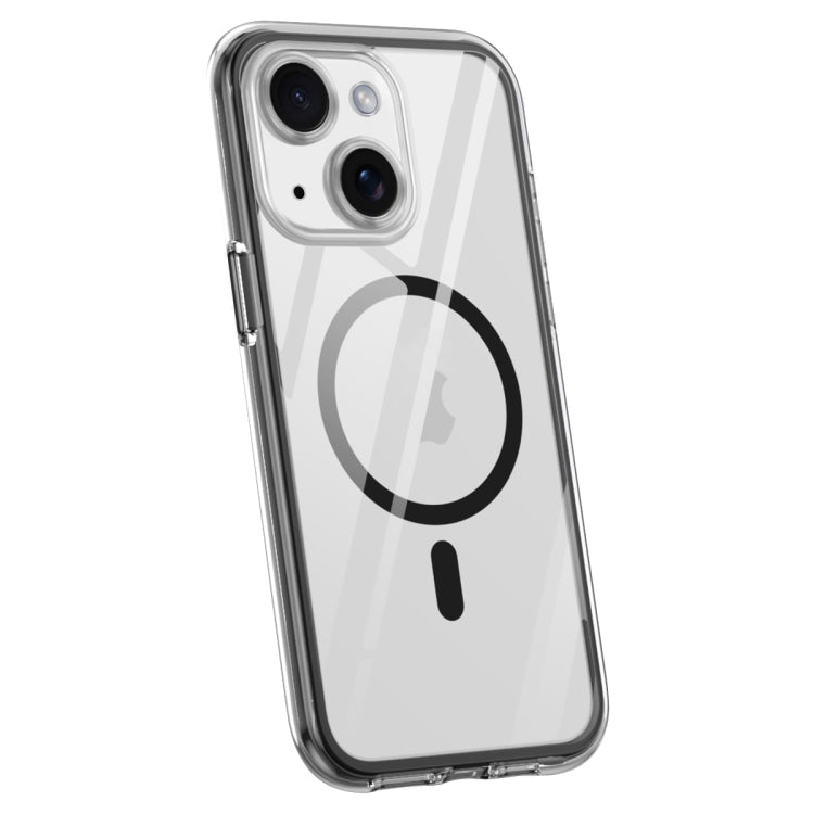 For iPhone 15 Vacuum Airbag Y1 Series Transparent MagSafe Magnetic Phone Case