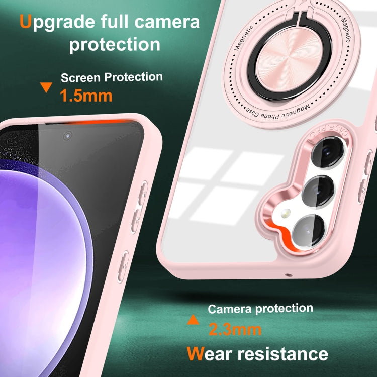 For Samsung Galaxy S24 5G Magnetic Rotating Ring Holder Phone Case