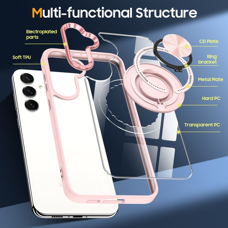 For Samsung Galaxy S24 5G Magnetic Rotating Ring Holder Phone Case