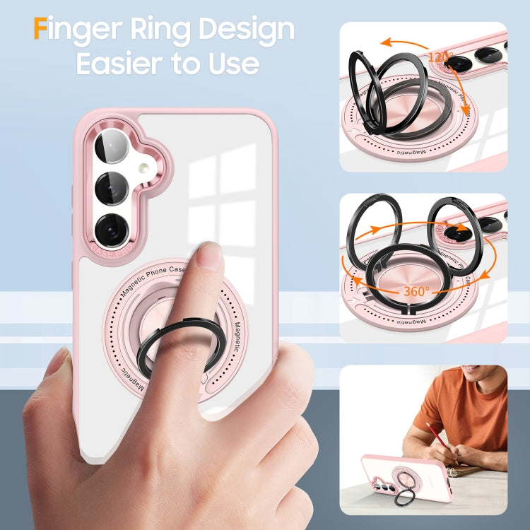For Samsung Galaxy S24 5G Magnetic Rotating Ring Holder Phone Case