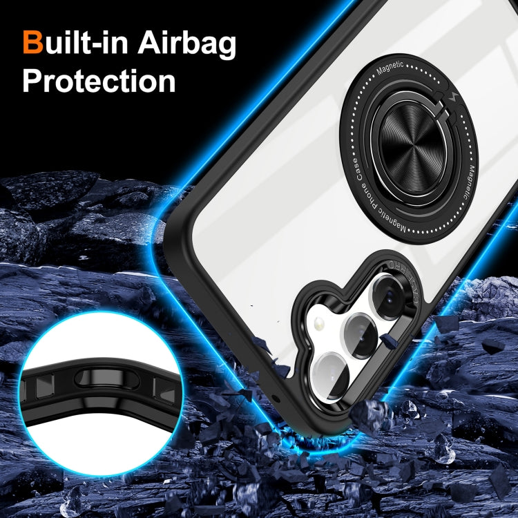 For Samsung Galaxy S24 5G Magnetic Rotating Ring Holder Phone Case