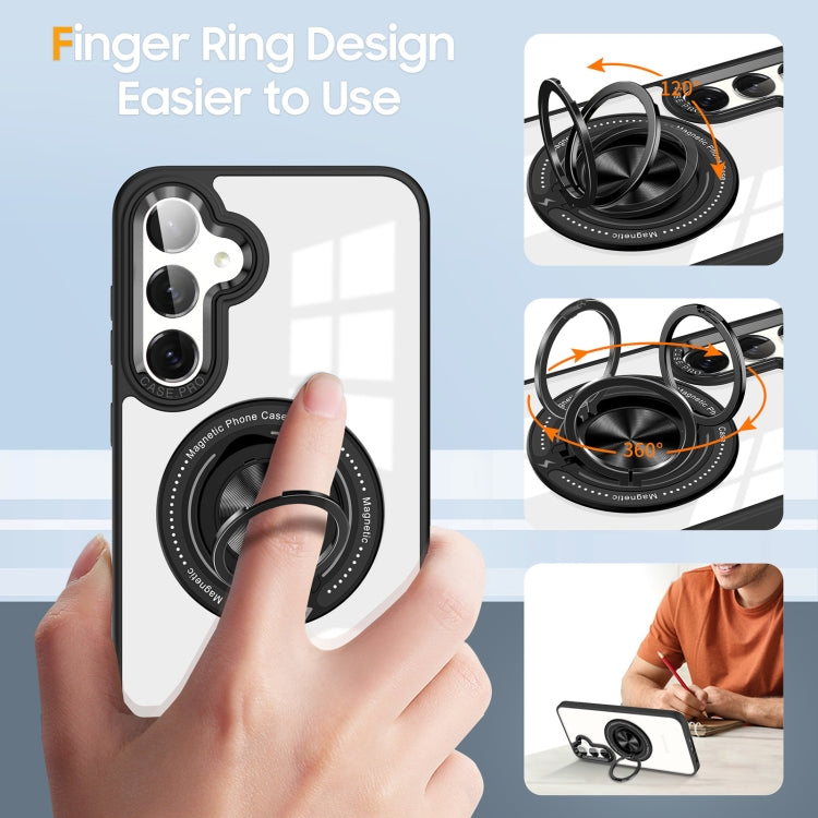 For Samsung Galaxy S24 5G Magnetic Rotating Ring Holder Phone Case