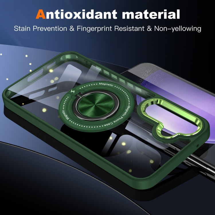 For Samsung Galaxy S24 5G Magnetic Rotating Ring Holder Phone Case