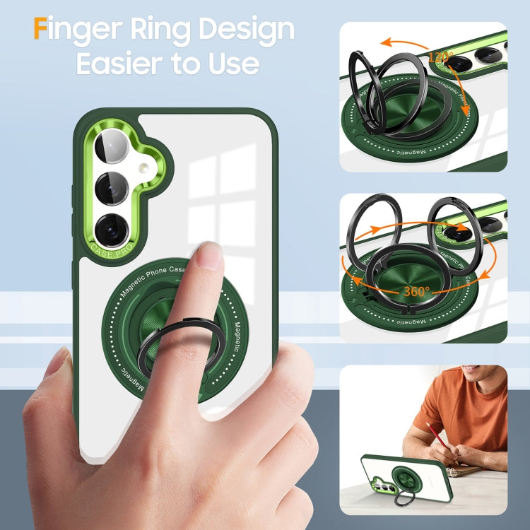 For Samsung Galaxy S24+ 5G Magnetic Rotating Ring Holder Phone Case