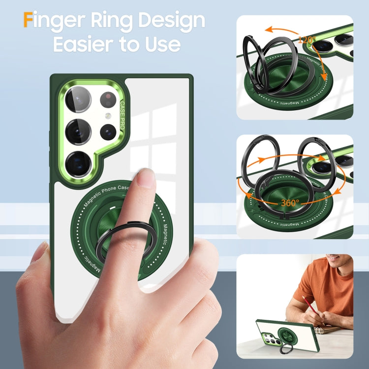 For Samsung Galaxy S24 Ultra 5G Magnetic Rotating Ring Holder Phone Case