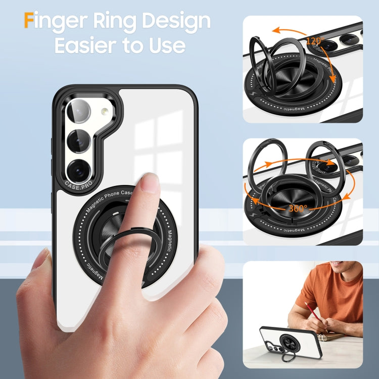 For Samsung Galaxy S23 5G Magnetic Rotating Ring Holder Phone Case