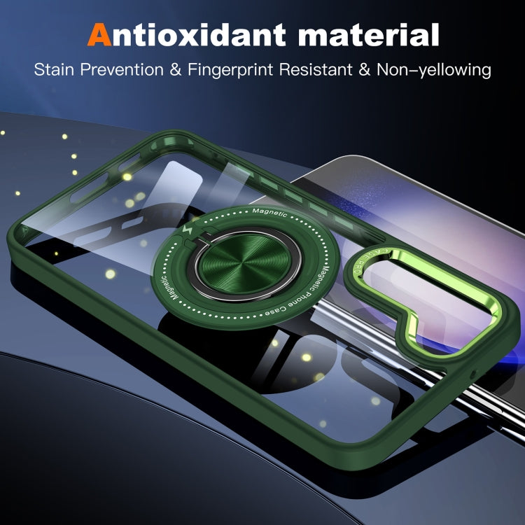 For Samsung Galaxy S23+ 5G Magnetic Rotating Ring Holder Phone Case