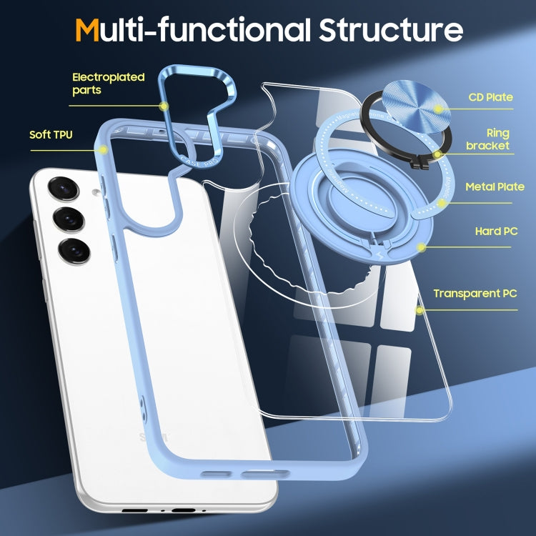 For Samsung Galaxy S23+ 5G Magnetic Rotating Ring Holder Phone Case