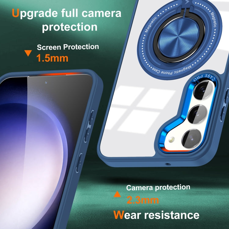 For Samsung Galaxy S23+ 5G Magnetic Rotating Ring Holder Phone Case