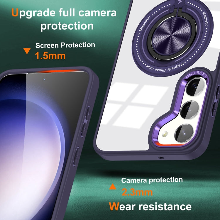 For Samsung Galaxy S23+ 5G Magnetic Rotating Ring Holder Phone Case