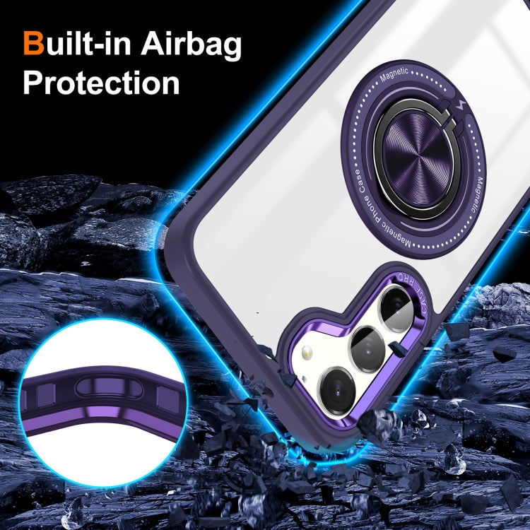 For Samsung Galaxy S23+ 5G Magnetic Rotating Ring Holder Phone Case