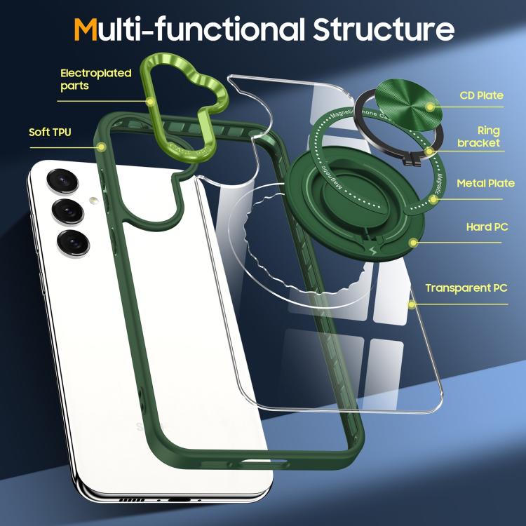 For Samsung Galaxy S26 5G Magnetic Rotating Ring Holder Phone Case