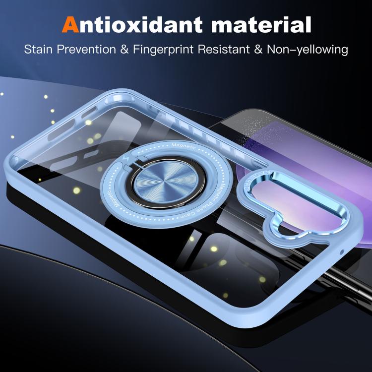 For Samsung Galaxy S26 5G Magnetic Rotating Ring Holder Phone Case