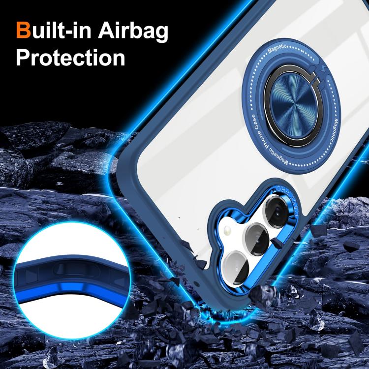 For Samsung Galaxy S26 5G Magnetic Rotating Ring Holder Phone Case