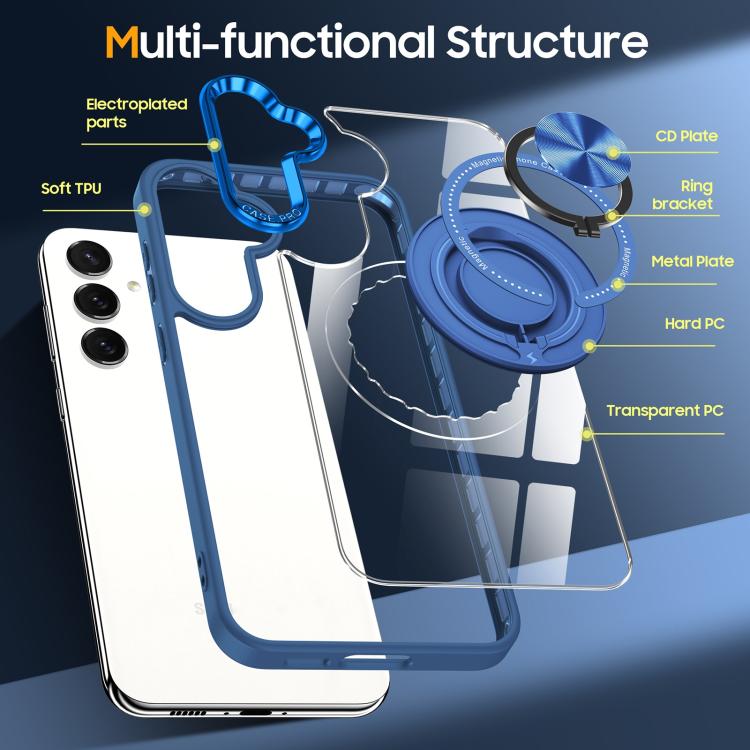 For Samsung Galaxy S26 5G Magnetic Rotating Ring Holder Phone Case