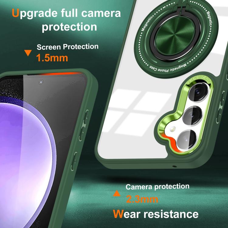 For Samsung Galaxy S26+ 5G Magnetic Rotating Ring Holder Phone Case