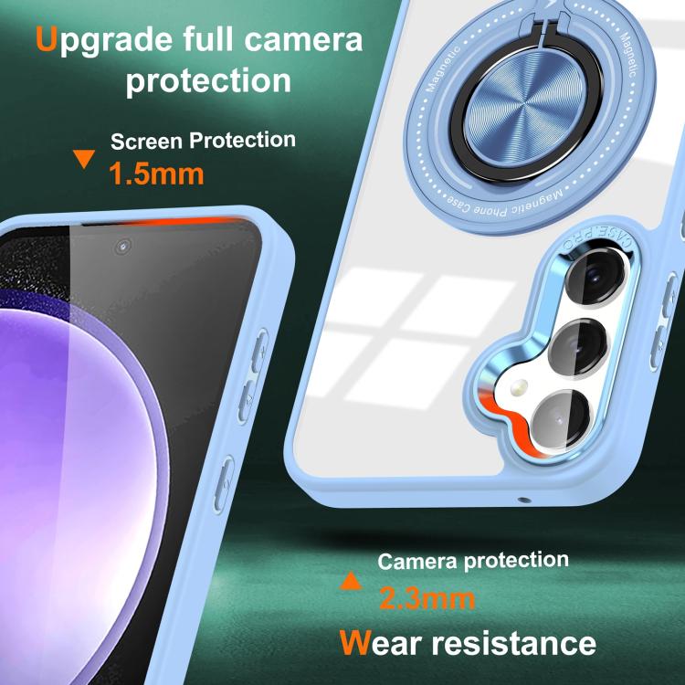 For Samsung Galaxy S26+ 5G Magnetic Rotating Ring Holder Phone Case