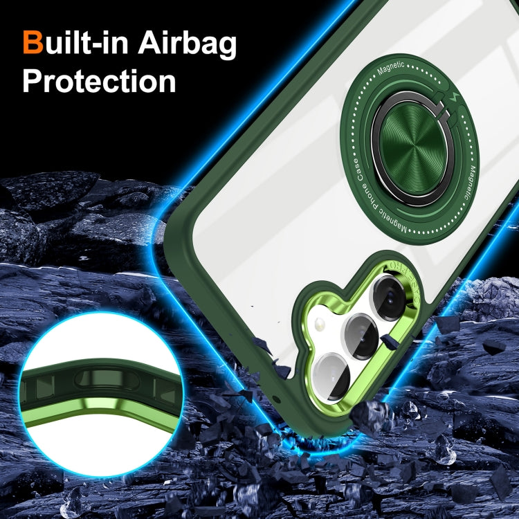 For Samsung Galaxy A35 Magnetic Rotating Ring Holder Phone Case