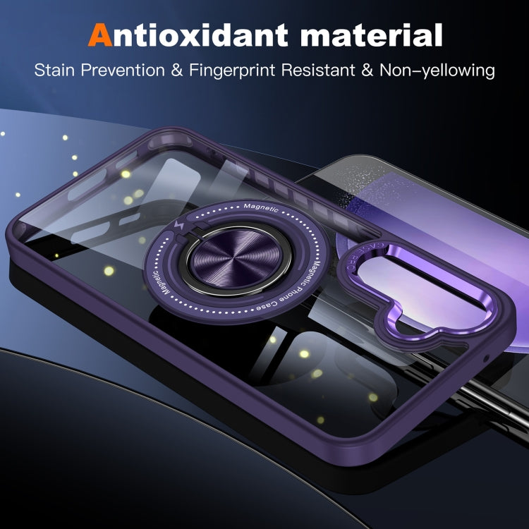 For Samsung Galaxy A35 Magnetic Rotating Ring Holder Phone Case
