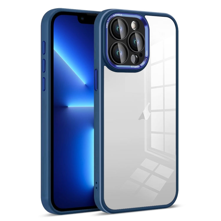 For iPhone 13 Pro Colorful Armor Lens Film Transparent Phone Case
