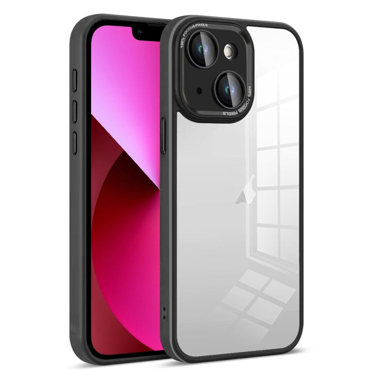For iPhone 13 Colorful Armor Lens Film Transparent Phone Case