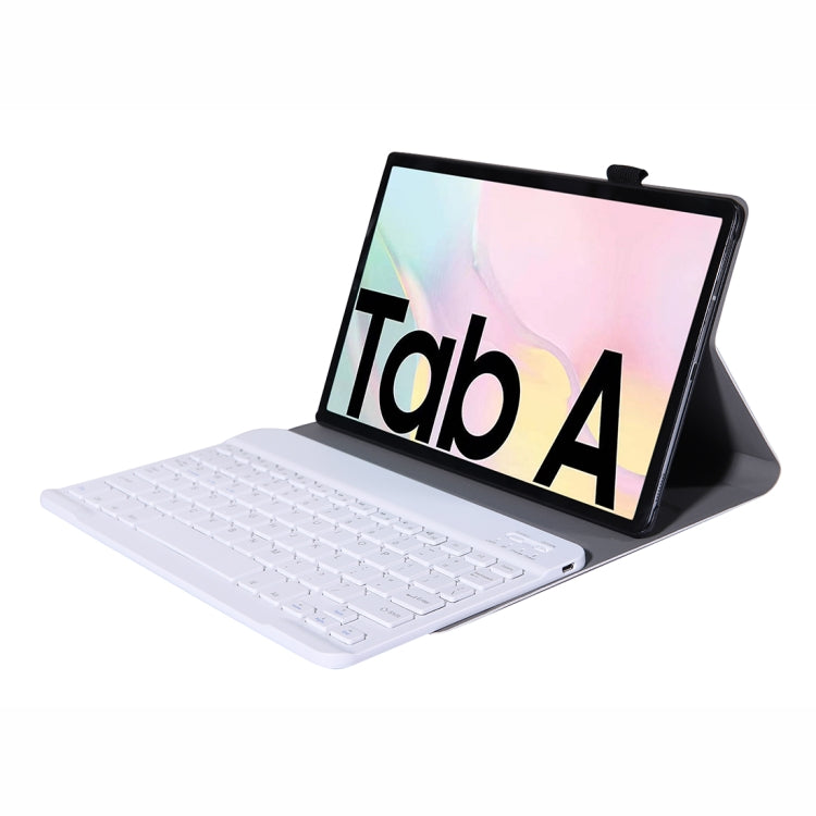 A500 For Samsung Galaxy Tab A7 T500/T505 10.4 inch 2020 Detachable Bluetooth Keyboard Ultrathin Horizontal Flip Leather Tablet Case with Holder & Elastic Band