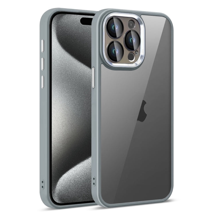 For iPhone 15 Pro Max Colorful Armor Lens Film Translucent Phone Case
