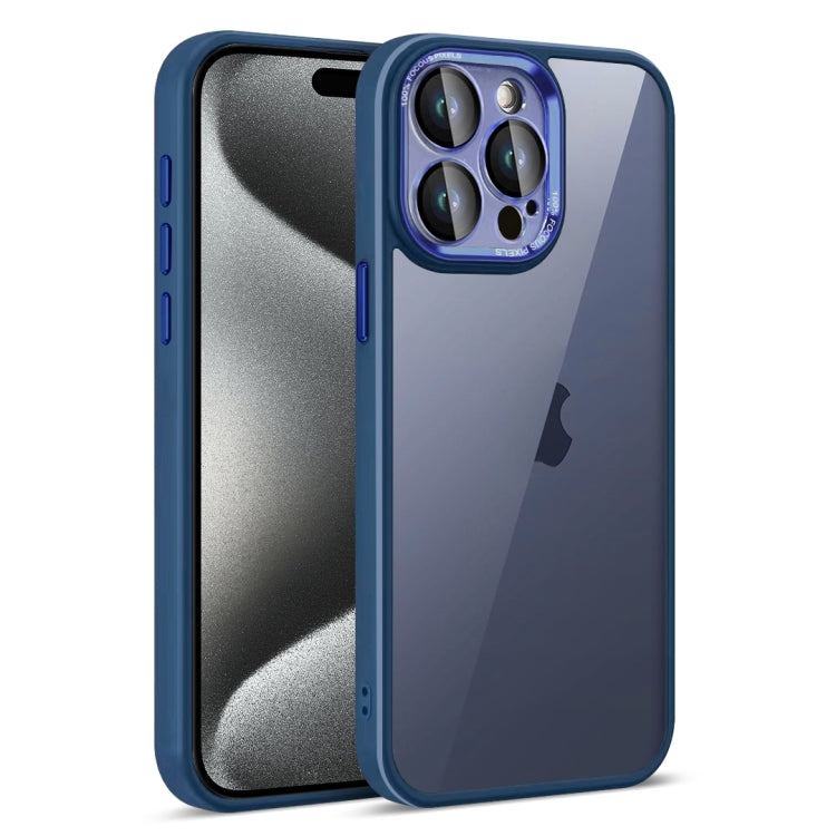 For iPhone 15 Pro Max Colorful Armor Lens Film Translucent Phone Case