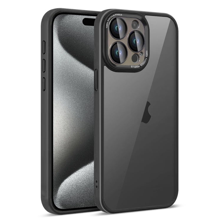 For iPhone 15 Pro Colorful Armor Lens Film Translucent Phone Case