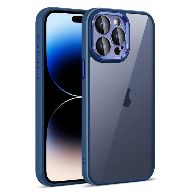 For iPhone 14 Pro Colorful Armor Lens Film Translucent Phone Case
