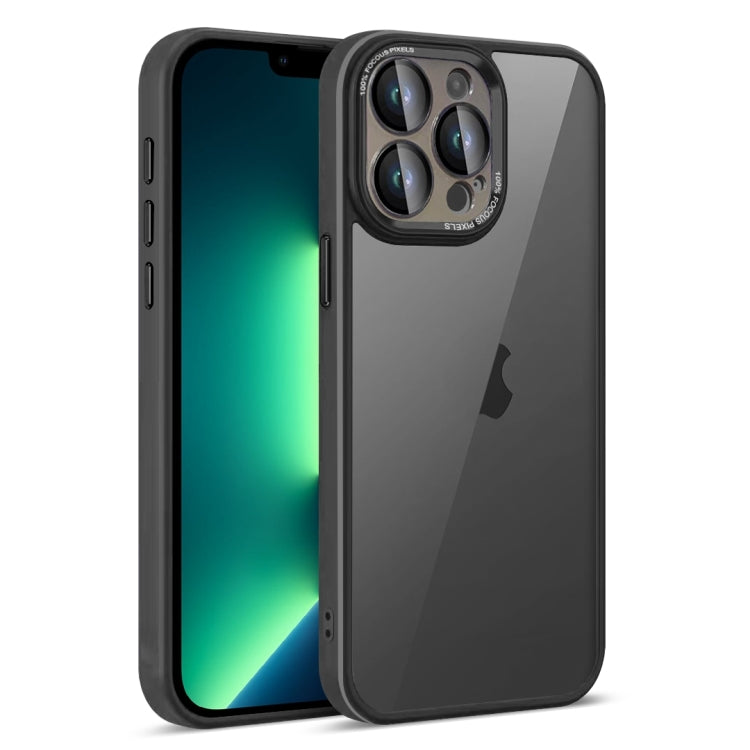 For iPhone 13 Pro Max Colorful Armor Lens Film Translucent Phone Case