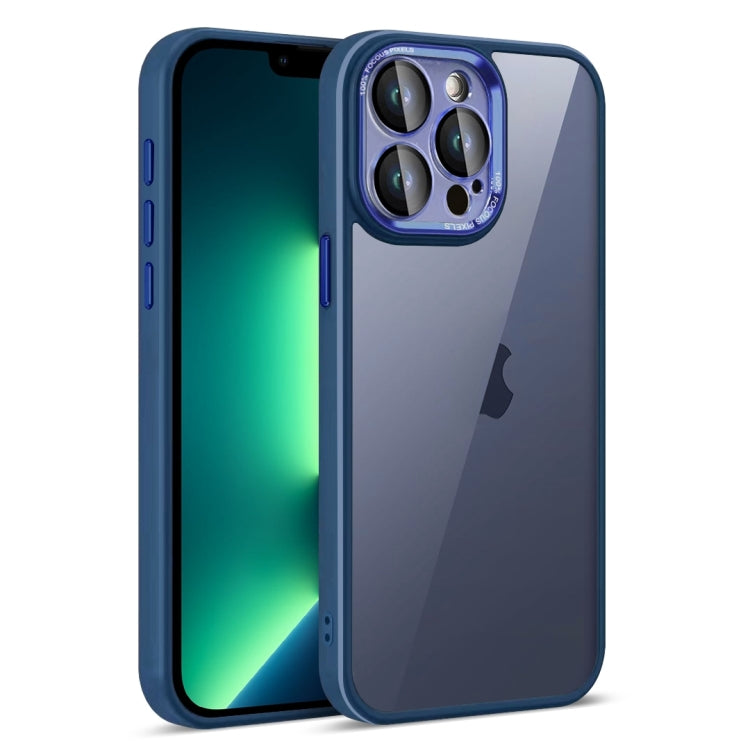 For iPhone 13 Pro Max Colorful Armor Lens Film Translucent Phone Case