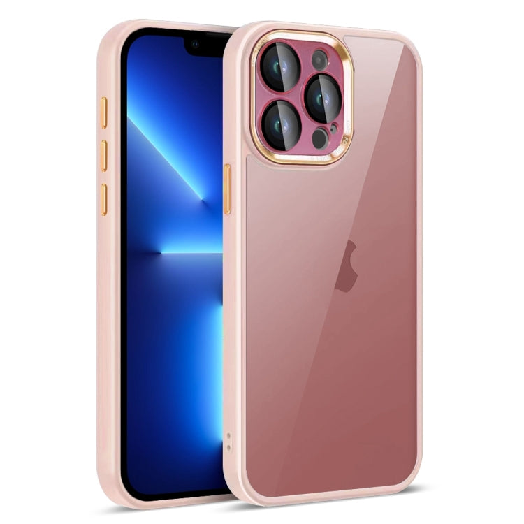 For iPhone 13 Pro Colorful Armor Lens Film Translucent Phone Case