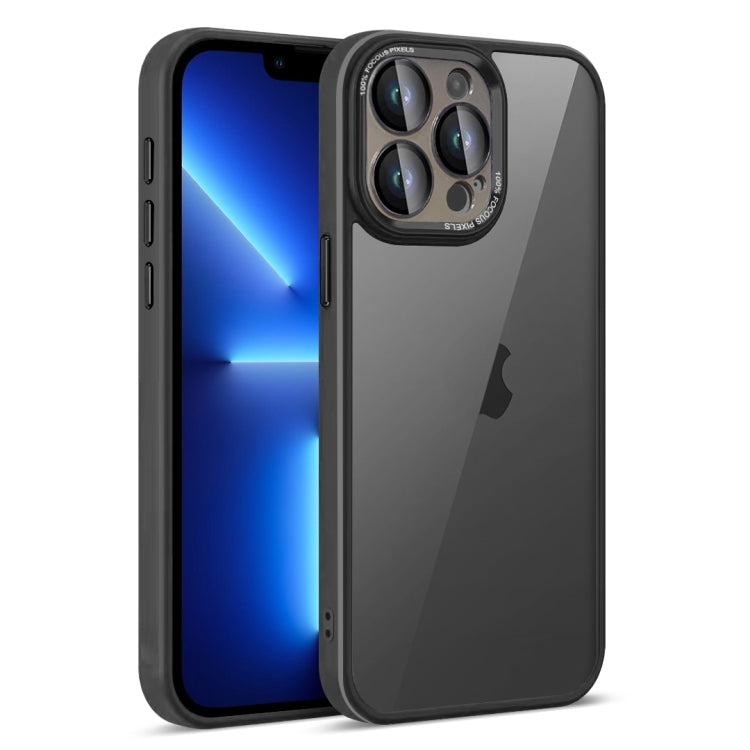 For iPhone 13 Pro Colorful Armor Lens Film Translucent Phone Case
