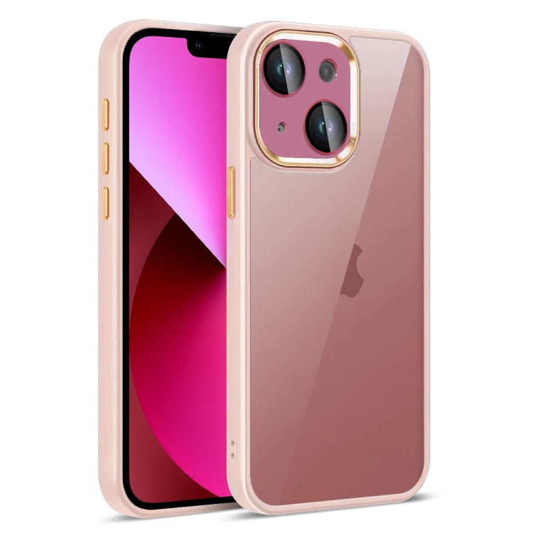 For iPhone 13 Colorful Armor Lens Film Translucent Phone Case