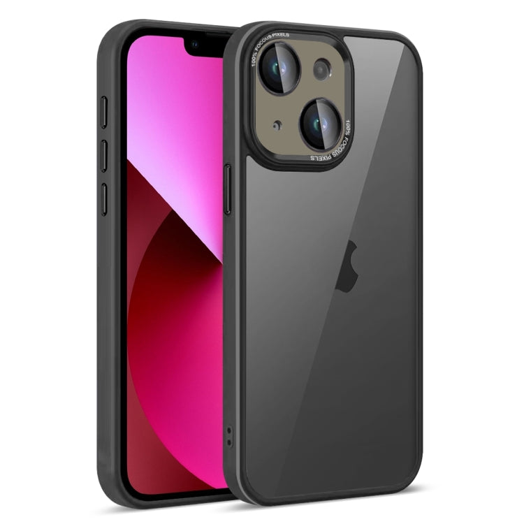 For iPhone 13 Colorful Armor Lens Film Translucent Phone Case