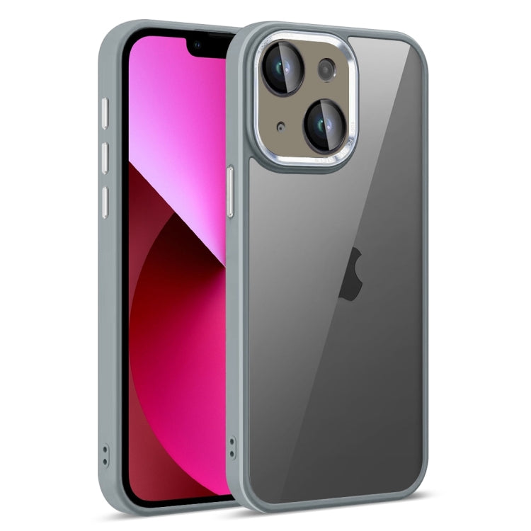 For iPhone 13 Colorful Armor Lens Film Translucent Phone Case