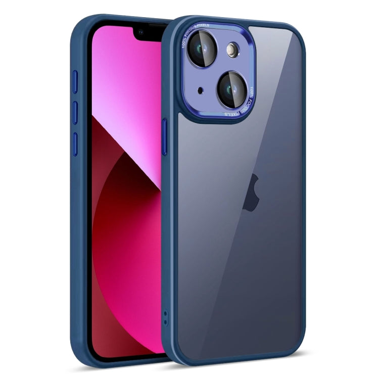 For iPhone 13 Colorful Armor Lens Film Translucent Phone Case