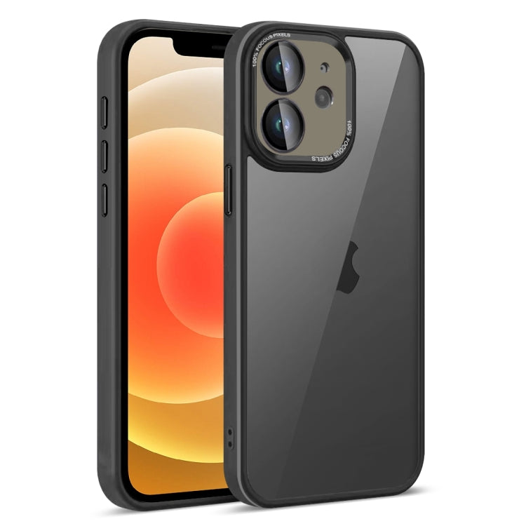 For iPhone 12 Colorful Armor Lens Film Translucent Phone Case