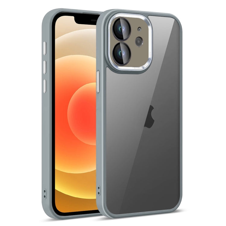 For iPhone 12 Colorful Armor Lens Film Translucent Phone Case