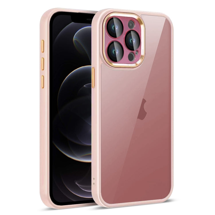For iPhone 12 Pro Colorful Armor Lens Film Translucent Phone Case